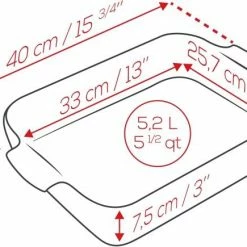 Appolia Auflaufform Rechteckig In Ecru 32 Cm / 2,7 Liter 21 Appolia Auflaufform Rechteckig In Ecru 32 Cm / 2,7 Liter -Staub Cocotte SHOP APPOLIA DIMENSIONS Rectangle 40 4 2