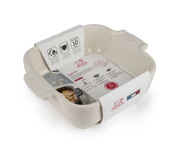 Appolia Auflaufform Quadratisch In Ecru 18 Cm / 0,66 Liter – Bild 2