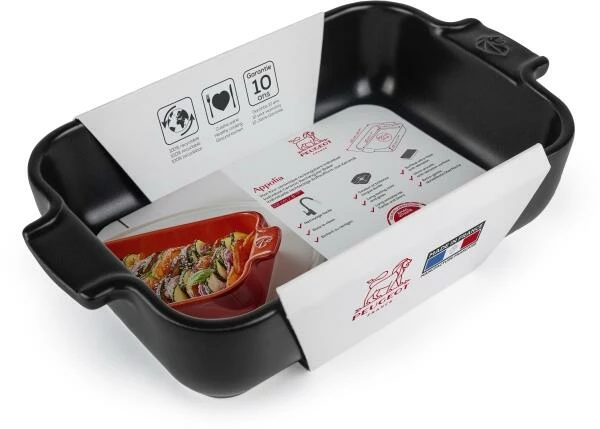 Appolia Auflaufform Rechteckig In Satin-schwarz 22 Cm / 0,85 Liter – Bild 2