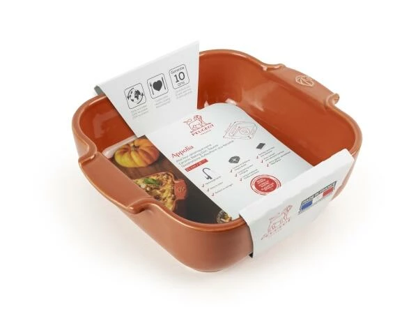 Appolia Auflaufform Quadratisch In Terracotta 28 Cm / 2,7 Liter – Bild 2