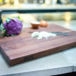 Boos Blocks Schneidebrett Gourmet Aus Walnuss, 4 Cm 46 X 31 X 4,1 Cm/ 4,5 Kg -Staub Cocotte SHOP Boos Blocks 1004036 l