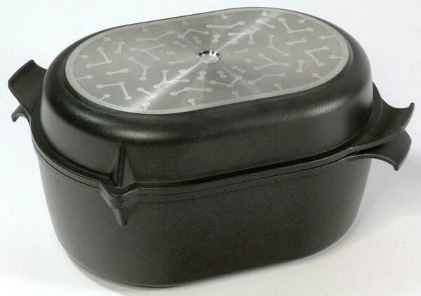 AMT Gastroguss AMT Bräter 32 X 22 Cm Aus Aluguss Für Induktion Bräterunterbau