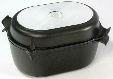 AMT Gastroguss AMT Bräter 41 X 28 Cm Aus Aluguss Bräterunterbau