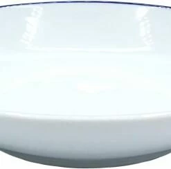 Pillivuyt Teller Tief Calotte Blaues Band