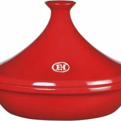 Emile Henry Tajine In Granatapfel 27 Cm/ 2 Liter/ 20 Cm / 17 Cm
