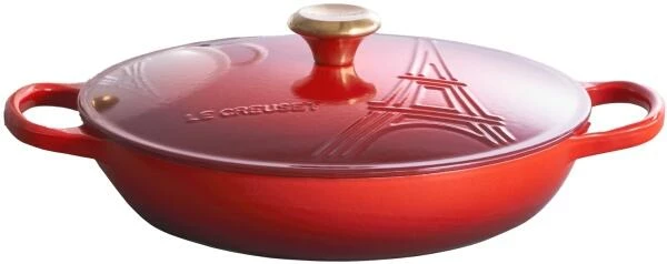 Le Creuset Gourmet-Profitopf Eiffelturm In Kirschrot 30 Cm