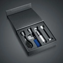 GRAEF Akku-Stabmixer HB 802 In Schwarz 23 GRAEF Akku-Stabmixer HB 802 In Schwarz -Staub Cocotte SHOP Graef HB802 Box Inhalt grau