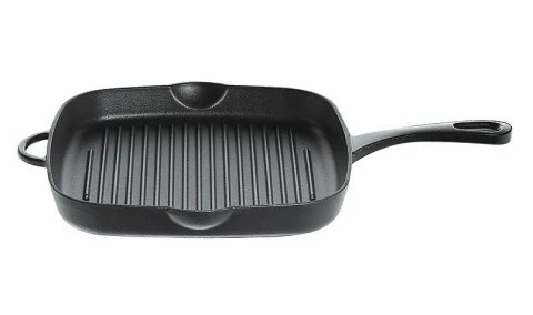Küchenprofi Grillpfanne Hoch Aus Gusseisen In Schwarz