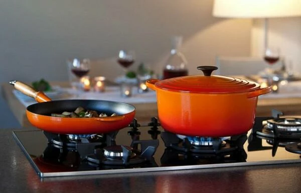 Le Creuset Bratpfanne Aus Gusseisen In Ofenrot 26 Cm – Bild 4