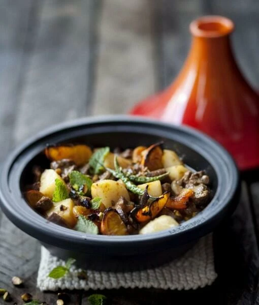 Le Creuset Tagine In Meringue 31 Cm / Ca. 26 Cm / 3,7 Liter – Bild 2