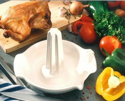 Römertopf Hähnchenbräter Chicko Weiß Weiß – Bild 2