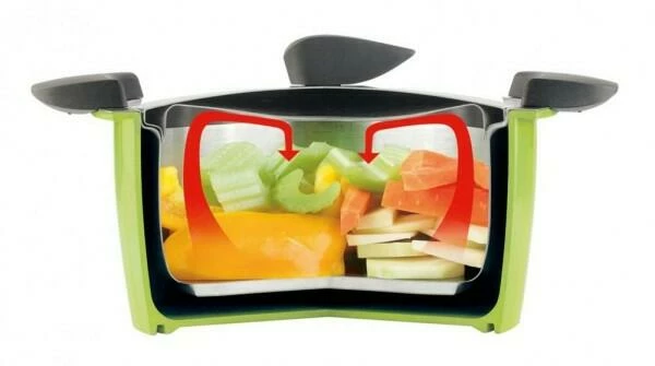 Kuhn Rikon Hotpan Servierkochtopf In Rot, 5 L – Bild 4