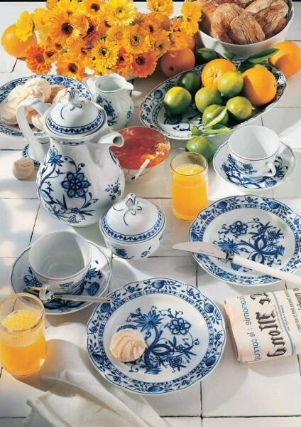 Kahla Rossella Suppenteller 22 Cm In Zwiebelmuster – Bild 2