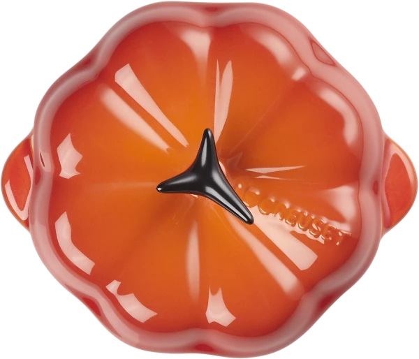 Le Creuset Kürbisförmchen Mit Deckel In Ofenrot – Bild 4