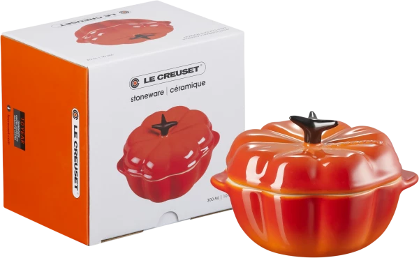 Le Creuset Kürbisförmchen Mit Deckel In Ofenrot – Bild 5