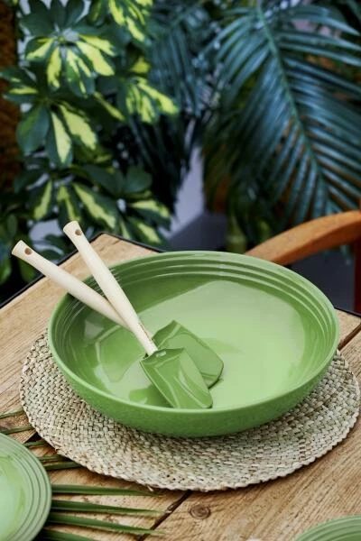 Le Creuset Großer Kochlöffel Craft In Bamboo Green – Bild 2
