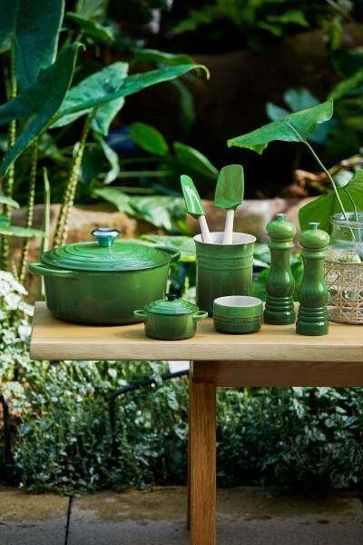 Le Creuset Großer Kochlöffel Craft In Bamboo Green – Bild 3