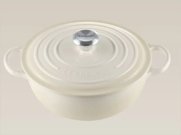 Le Creuset Familientopf La Marmite Aus Gusseisen In Meringue 24 Cm / 3,1 Liter – Bild 3