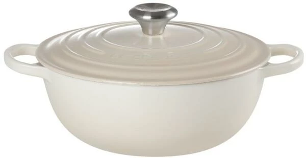 Le Creuset Familientopf La Marmite Aus Gusseisen In Meringue 26 Cm / 4,1 Liter