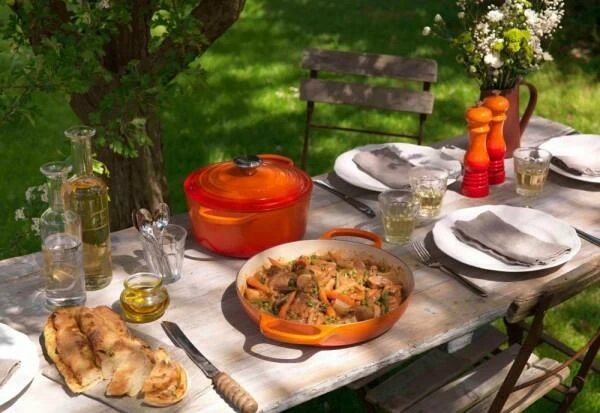 Le Creuset Bräter Signature Rund In Ofenrot 26 Cm / 5,3 L – Bild 6