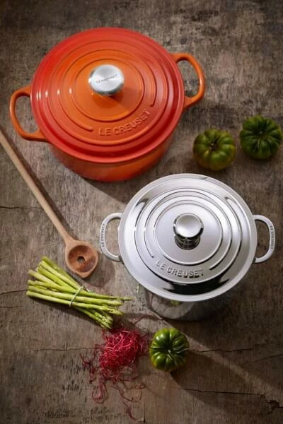 Le Creuset Bräter Signature Rund In Kirschrot 28 Cm / 6,7 L / 12, 5 Cm / 22 Cm – Bild 3
