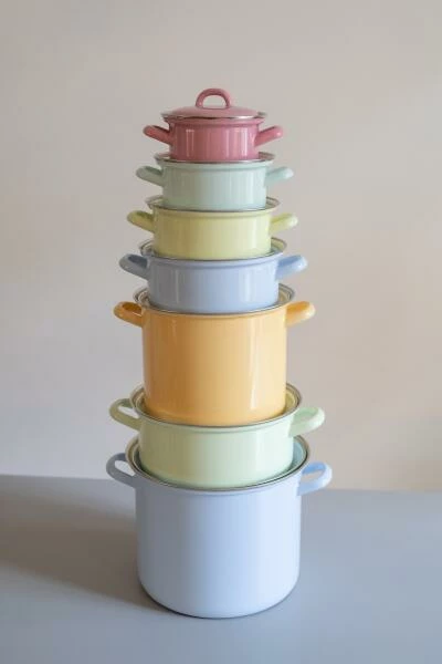 Riess Emaille Riess Topf Aus Emaille In Goldgelb – Bild 5