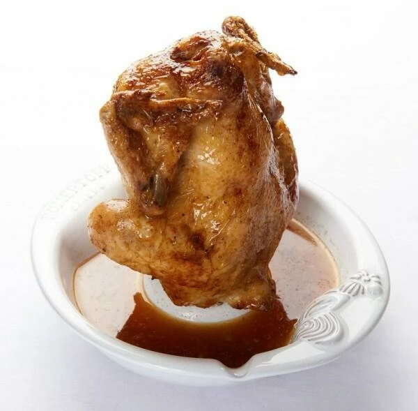 Römertopf Hähnchenbräter Chicko Weiß Weiß – Bild 3