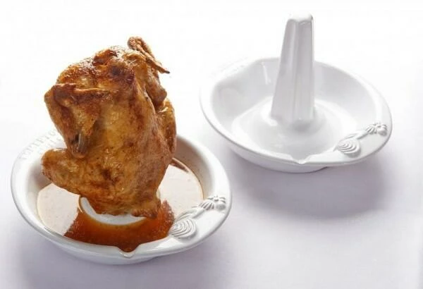 Römertopf Hähnchenbräter Chicko Weiß Weiß – Bild 4