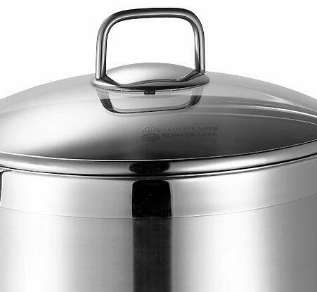 Schulte-Ufer XXL-Topf ProfessPlus I, Hoch 28 Cm / 25 Cm / 23 Cm / 31 Cm / 14 Liter / 40 Cm / 3,5 Kg – Bild 3