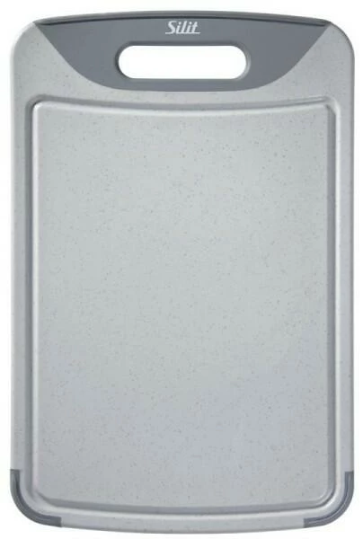 Silit Schneidebrett In Anthrazit/grau 45 X 30 Cm