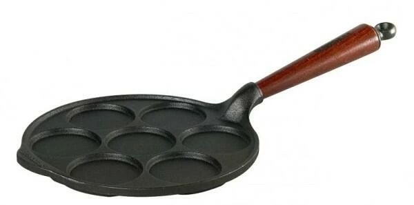 Skeppshult Pfannkuchenpfanne 7er Mit Holzgriff