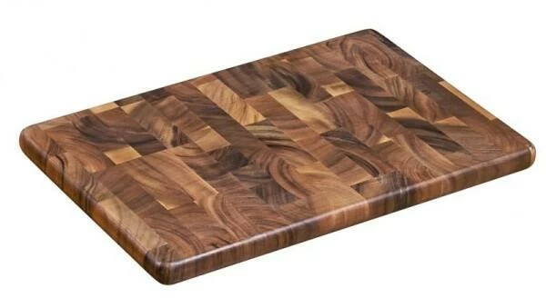 Zassenhaus Tranchierbrett Aus Stirnholz Der Akazie 36 X 23 X 2 Cm
