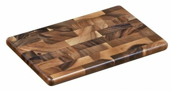 Zassenhaus Tranchierbrett Aus Stirnholz Der Akazie 45 X 30 X 2,5 Cm – Bild 2