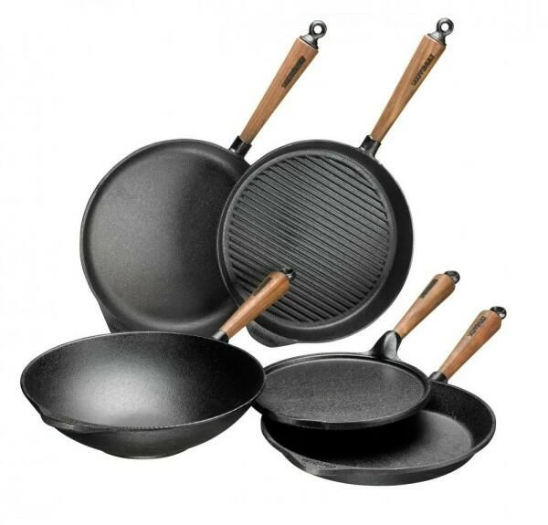 Skeppshult Bratpfanne Mit Walnussgriff, 24 Cm – Bild 2