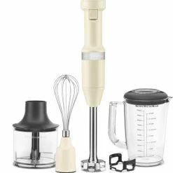 KitchenAid Stabmixer Set In Creme, Kabelgebunden