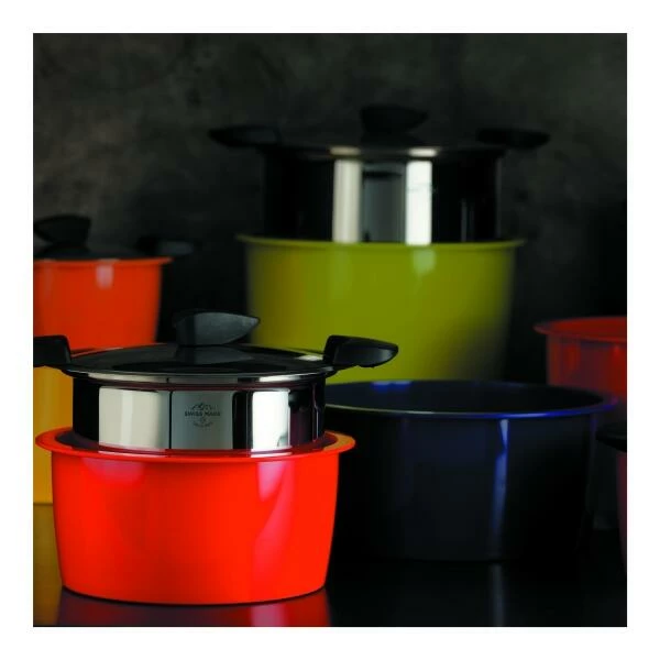 Kuhn Rikon Hotpan Servierkochtopf In Schwarz 18 Cm / 2 L – Bild 4