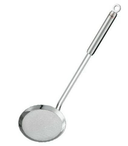 Sieblöffel Grobmaschig Mit Rundgriff Von Rösle 14 Cm