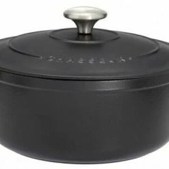 Chasseur Bräter Rund In Schwarz 24 Cm / 4 L (4 Bis 6 Pers.)