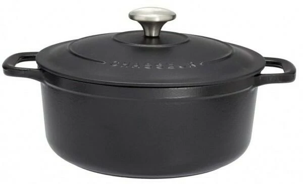Chasseur Bräter Rund In Schwarz 24 Cm / 4 L (4 Bis 6 Pers.)