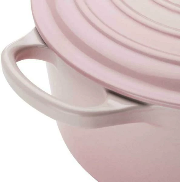 Le Creuset LeCreuset Bräter Signature Rund In Shell Pink 20 Cm / 2,4 L – Bild 3