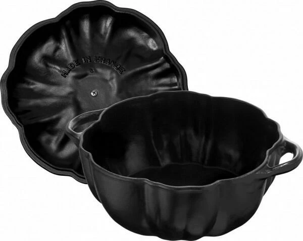Staub Kürbis Cocotte Keramik In Schwarz 0,5 L / 16 Cm / 12,2 Cm / 10,5 Cm – Bild 3