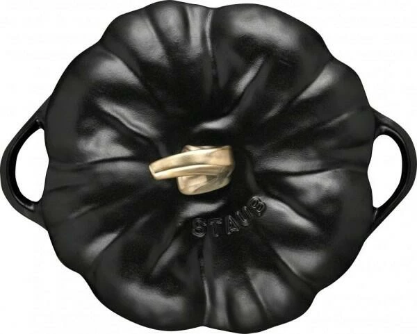Staub Kürbis Cocotte Keramik In Schwarz 0,5 L / 16 Cm / 12,2 Cm / 10,5 Cm – Bild 2